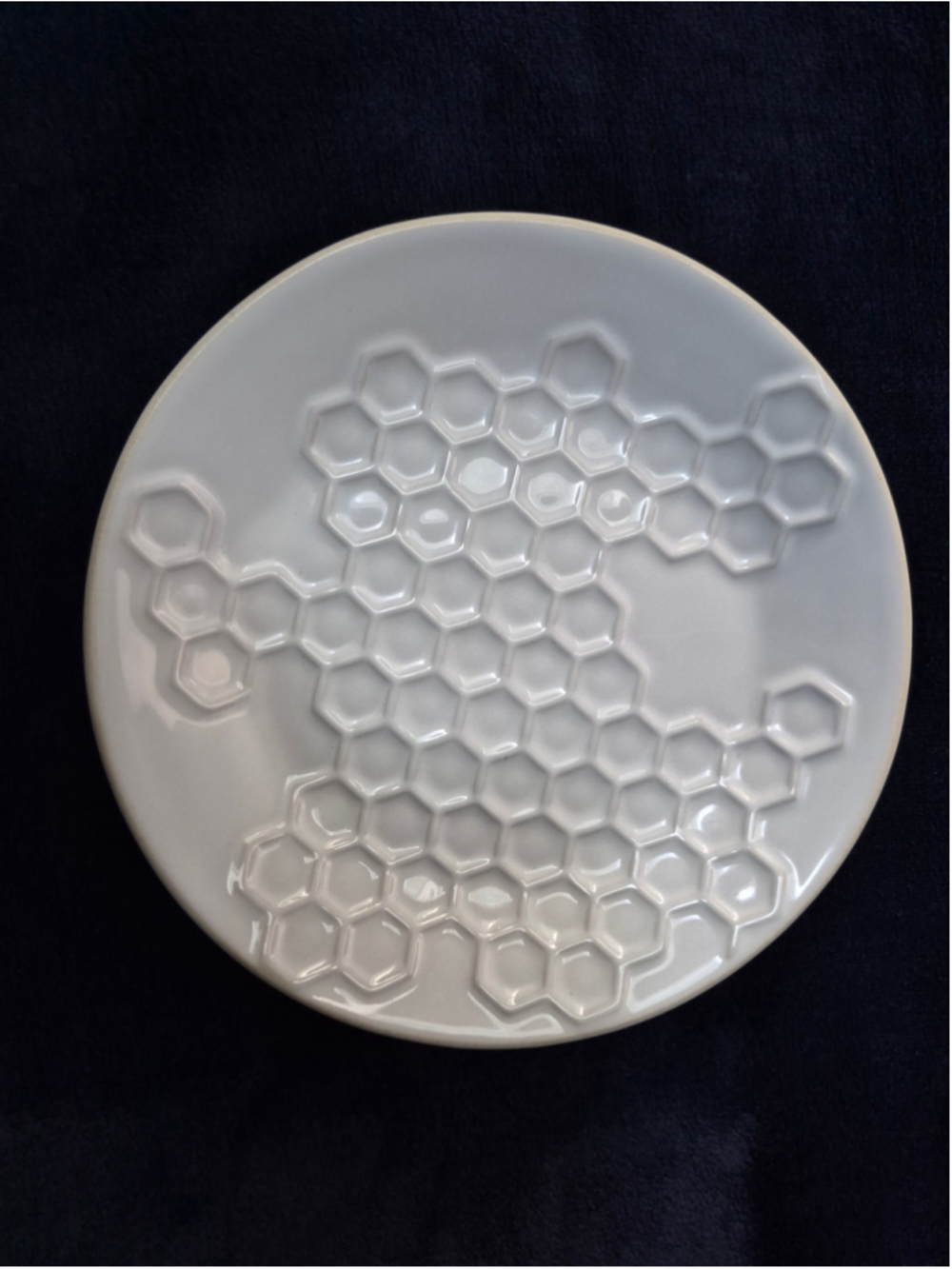 Vintage Tiffany & Co. Embossed Bee Ceramic Plate